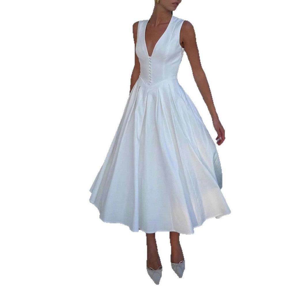 Summer New Womens Slim-fit Casual Dress