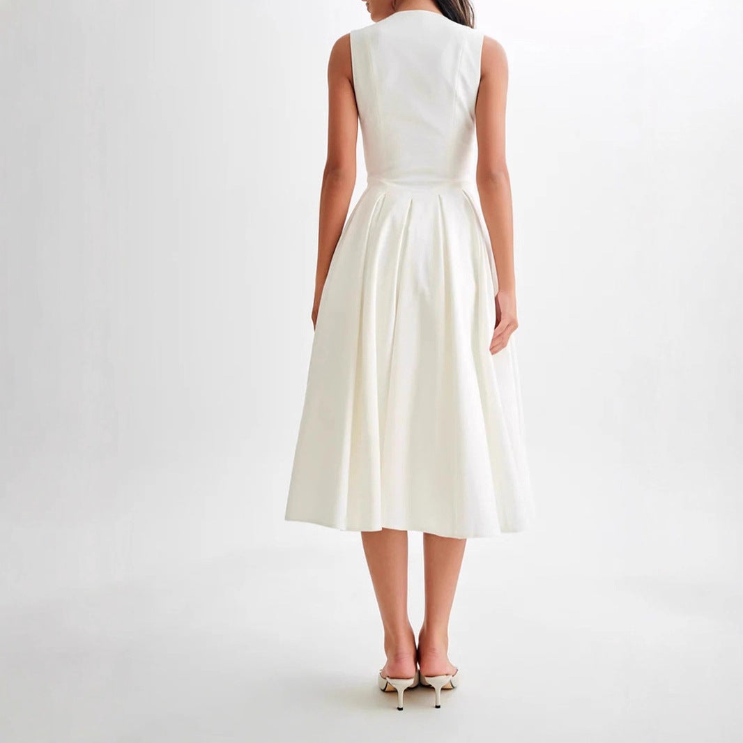 Summer New Womens Slim-fit Casual Dress