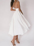 Summer saleElegant strappy V-neck dress