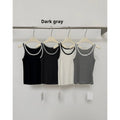 Casual Commuter Classic Striped Slightly Stretchy Base-Layer Tank Top
